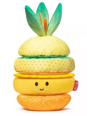 Melissa & Doug Pineapple Soft Stacker Plush Baby Toy